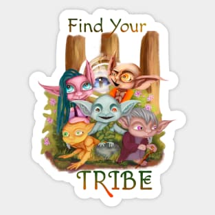 Find Your Tribe Sticker